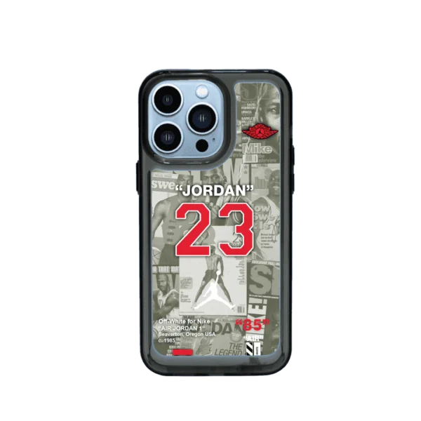 Acrylic Jordan (Black Shade) Clear Case