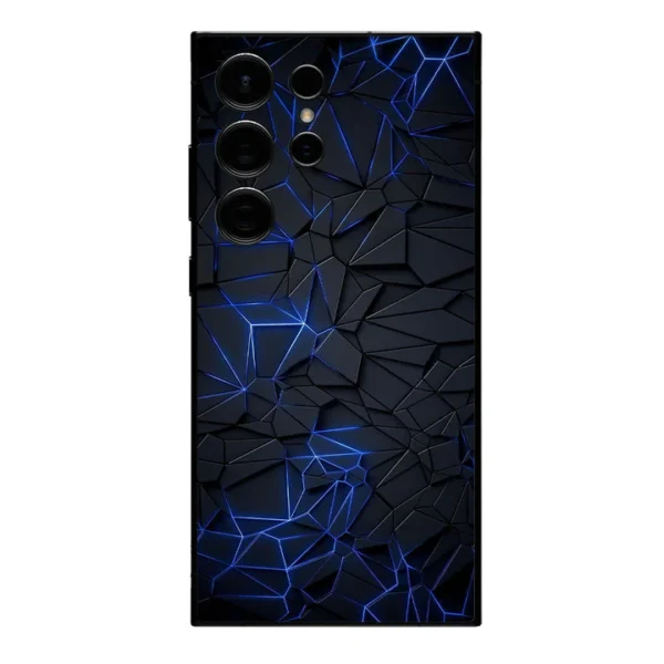 Abstract Neon Glowing Lines Mobile Skin - Image 2