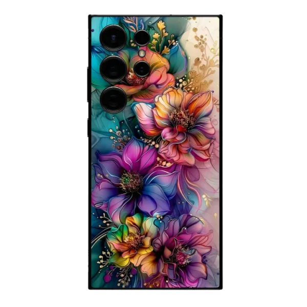 Flowers Color Burst Mobile Skin - Image 2