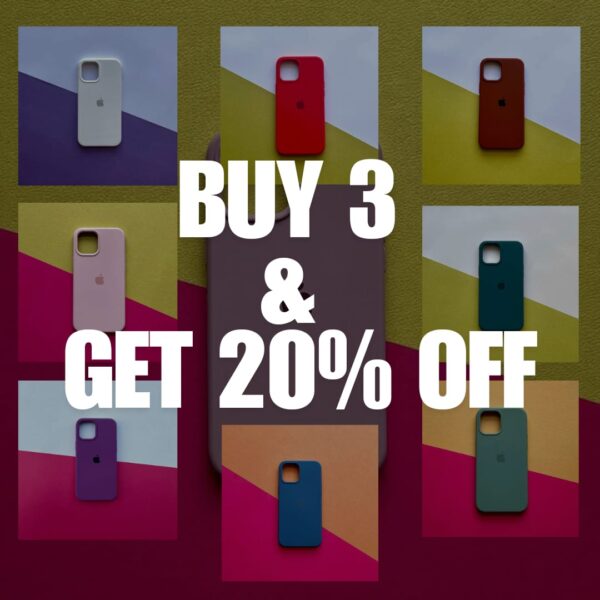 Buy 3 And Silicone Cases Get 20% OFF