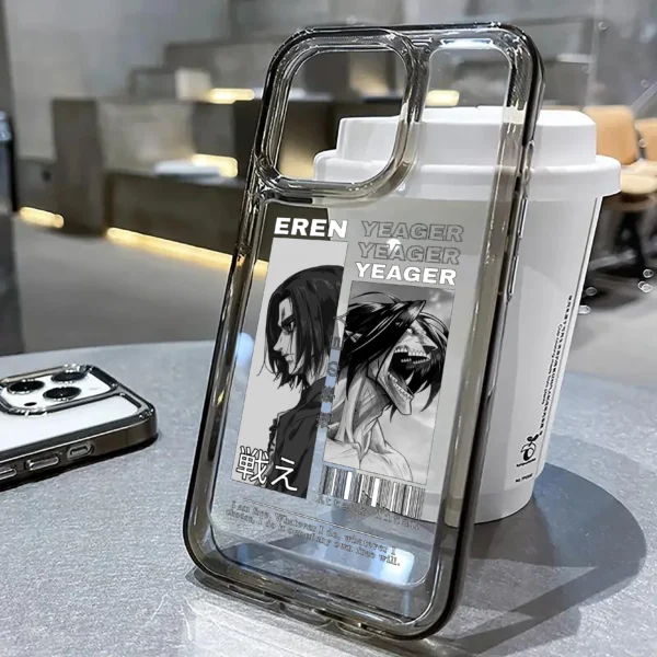 Eren Yeager Black Shade Acrylic Case