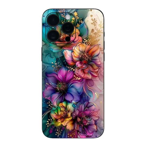 Flowers Color Burst Mobile Skin