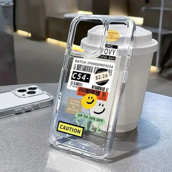 Caution Clear Acrylic Case