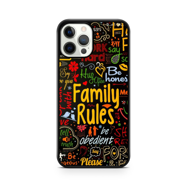 Family Rules Glossy Case