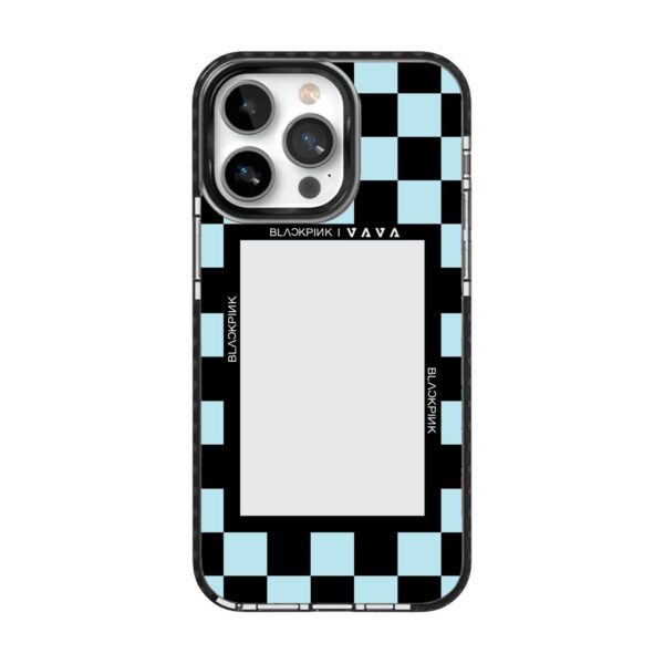 blue black Palaroid Case For Iphone